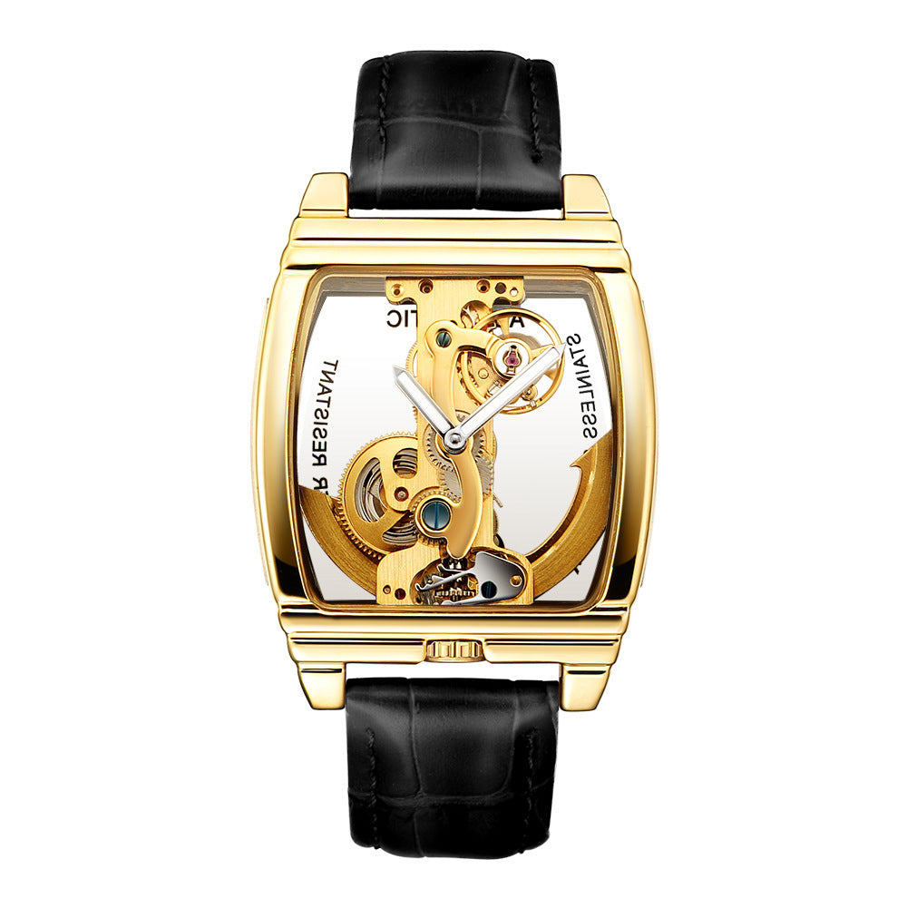 Reloj de moda para hombre con un solo puente.