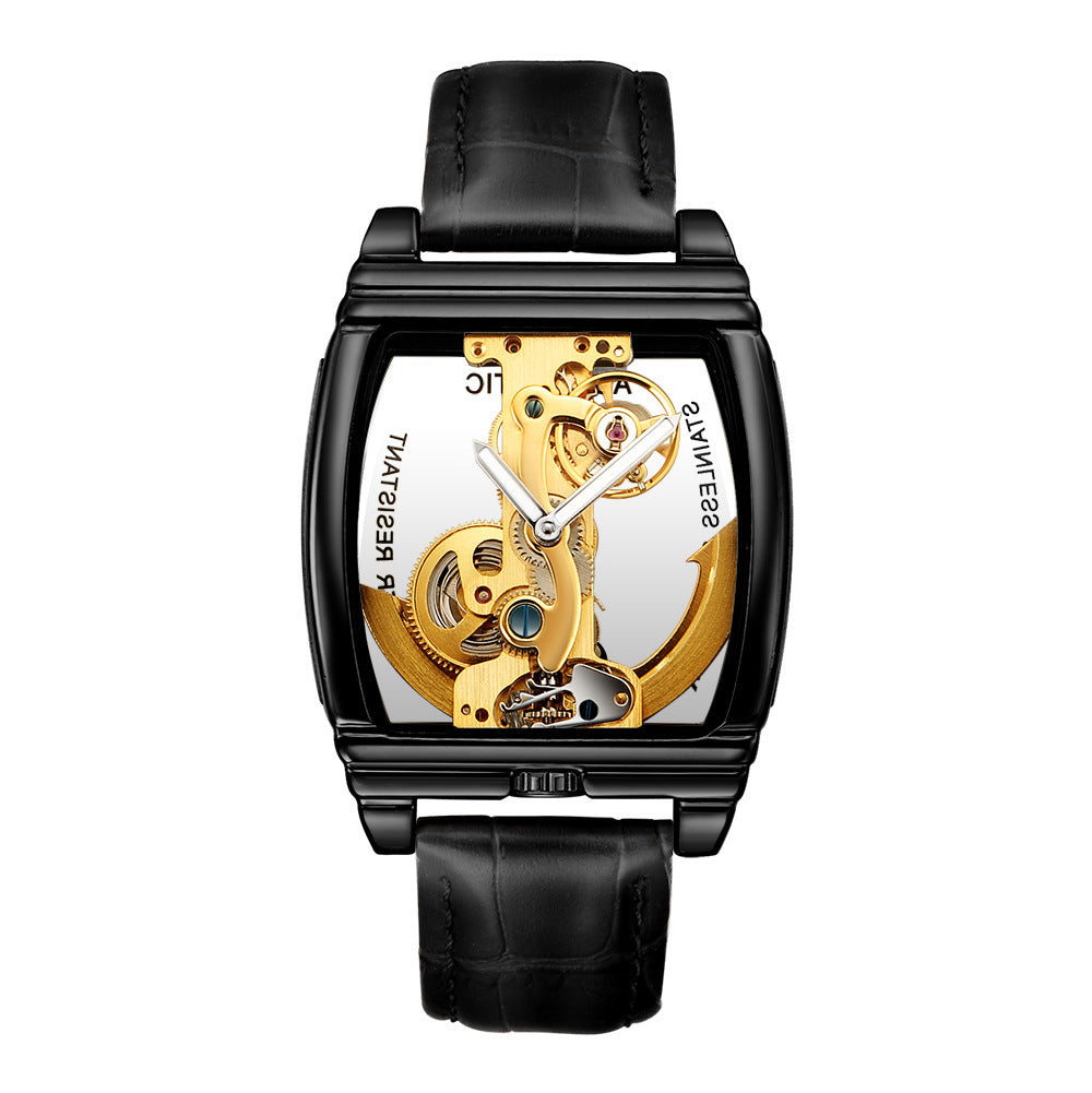 Reloj de moda para hombre con un solo puente.
