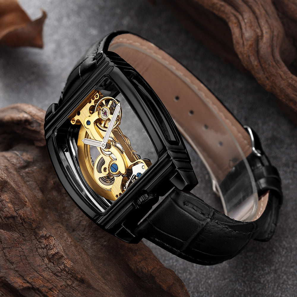 Reloj de moda para hombre con un solo puente.