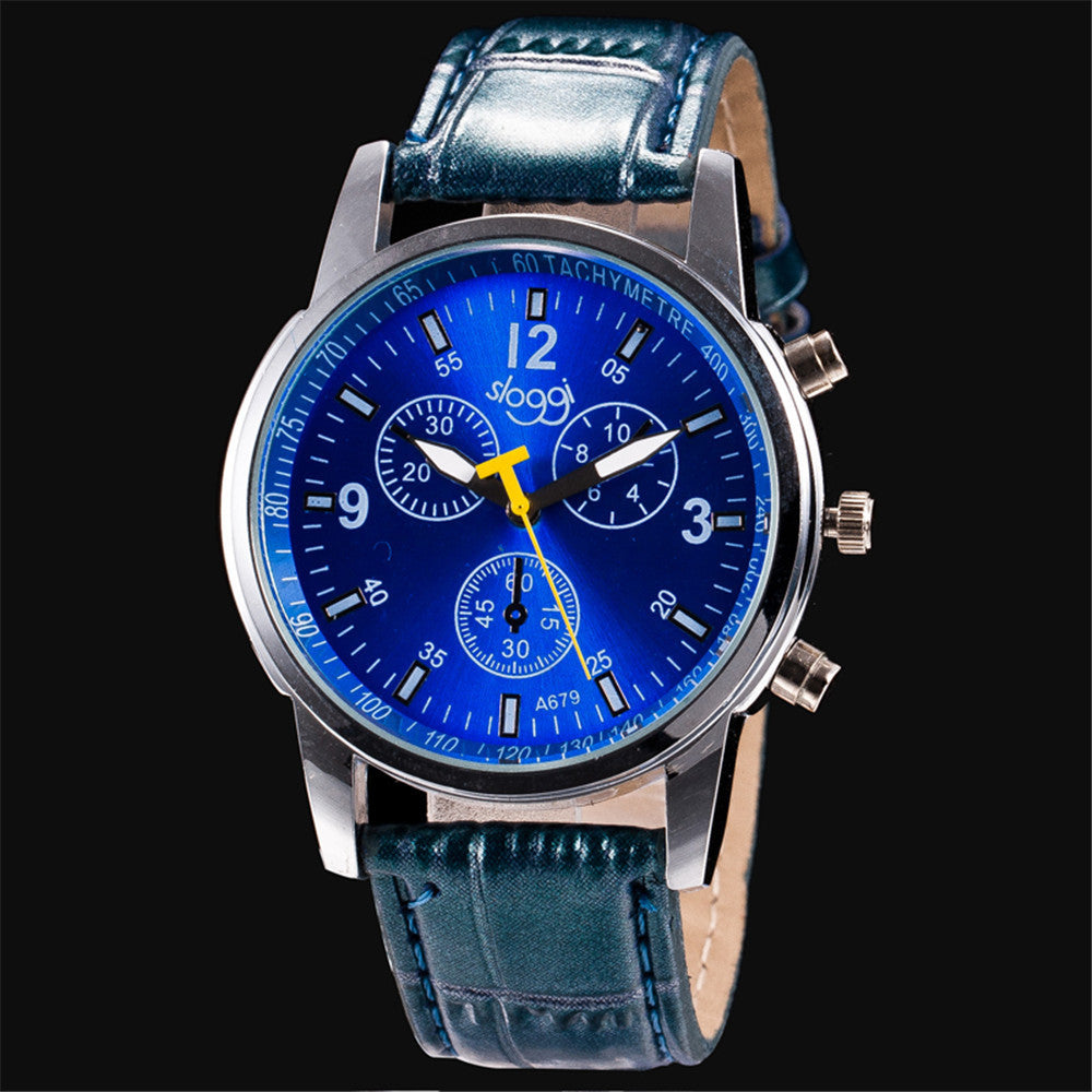 Reloj de mujer con correa de tres ojos, reloj de cuarzo informal para hombre y mujer