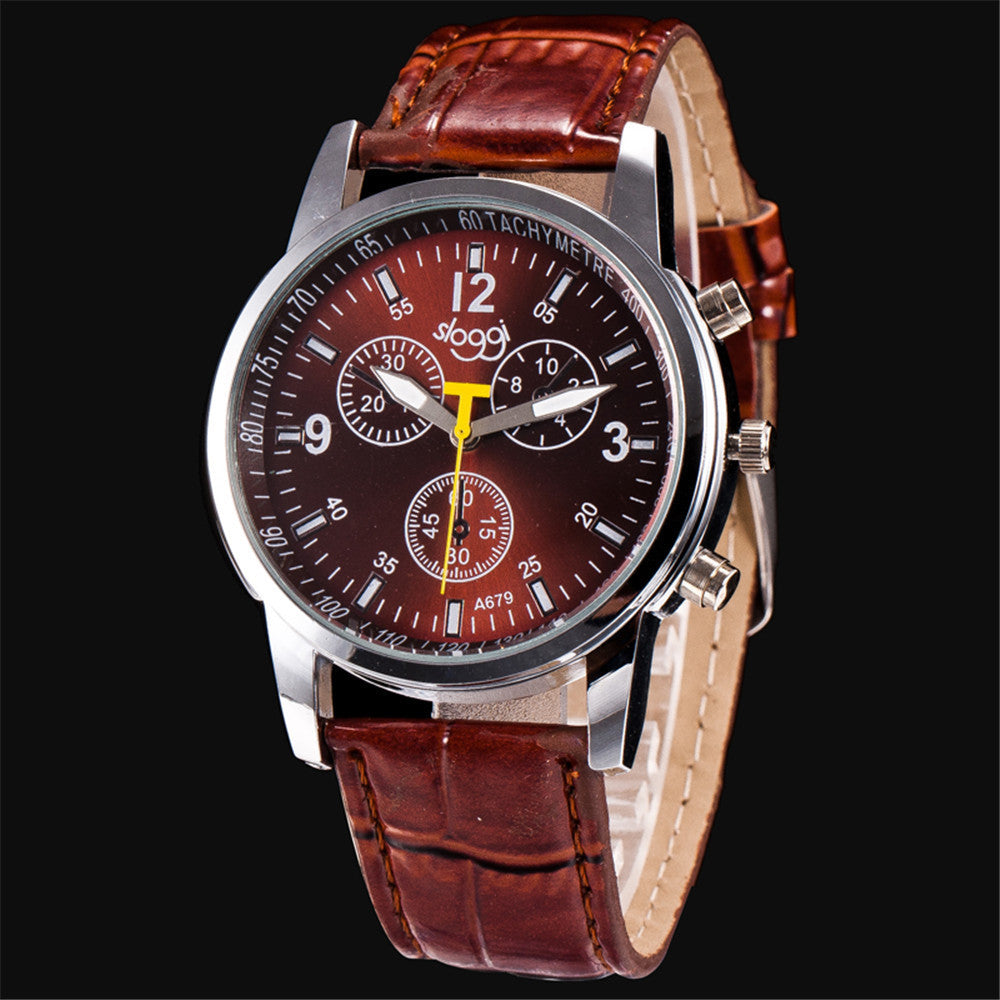 Reloj de mujer con correa de tres ojos, reloj de cuarzo informal para hombre y mujer