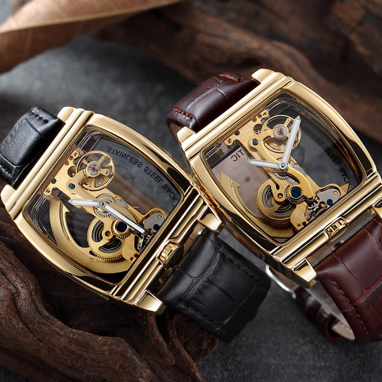 Reloj de moda para hombre con un solo puente.