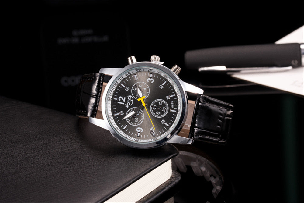 Reloj de mujer con correa de tres ojos, reloj de cuarzo informal para hombre y mujer