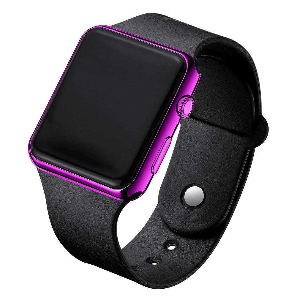 Reloj digital LED cuadrado galvanizado