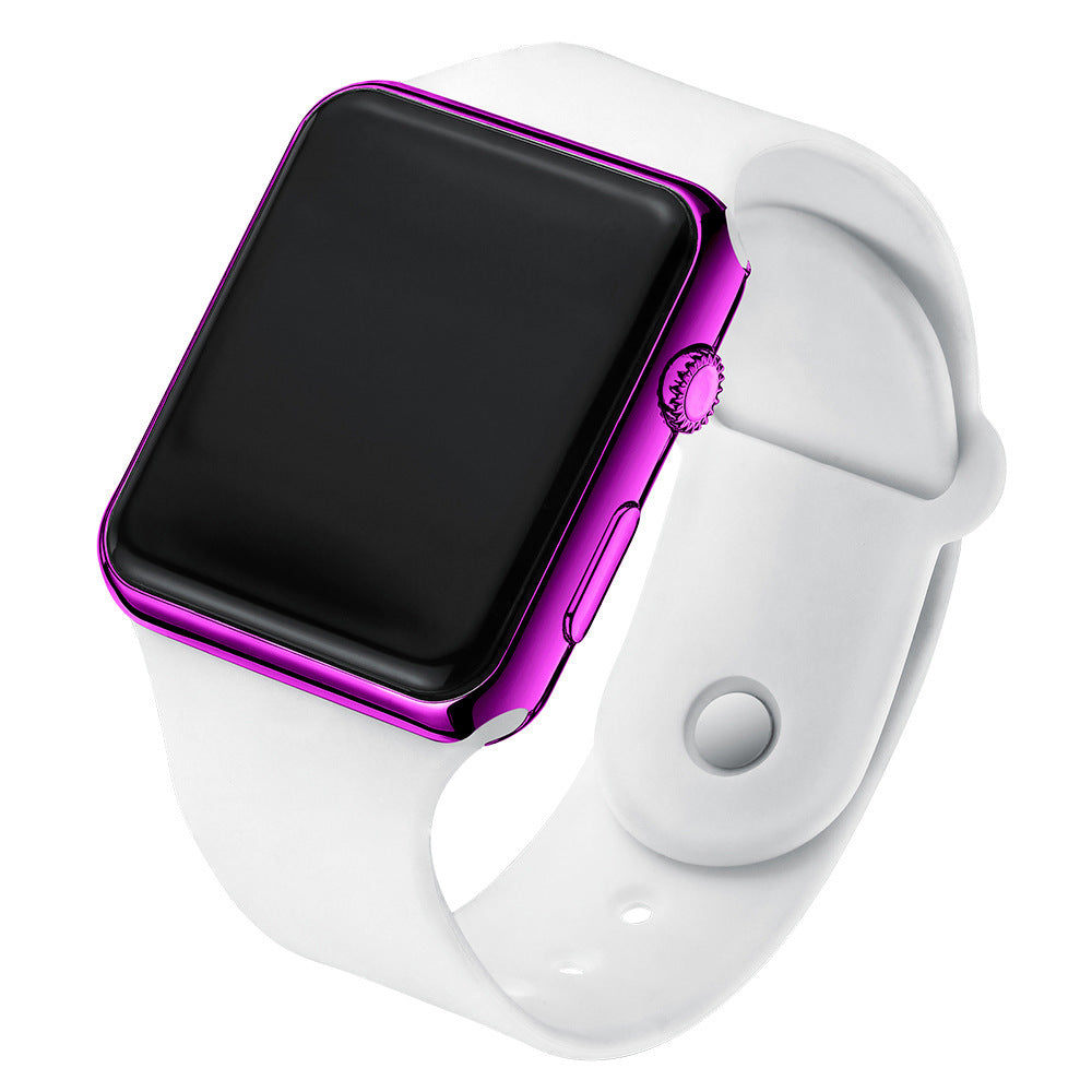 Reloj digital LED cuadrado galvanizado