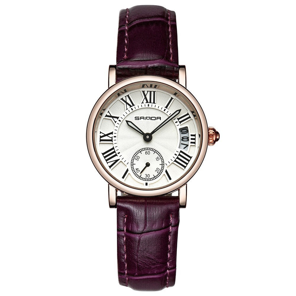 Reloj mujer impermeable delicado cinturón mujer