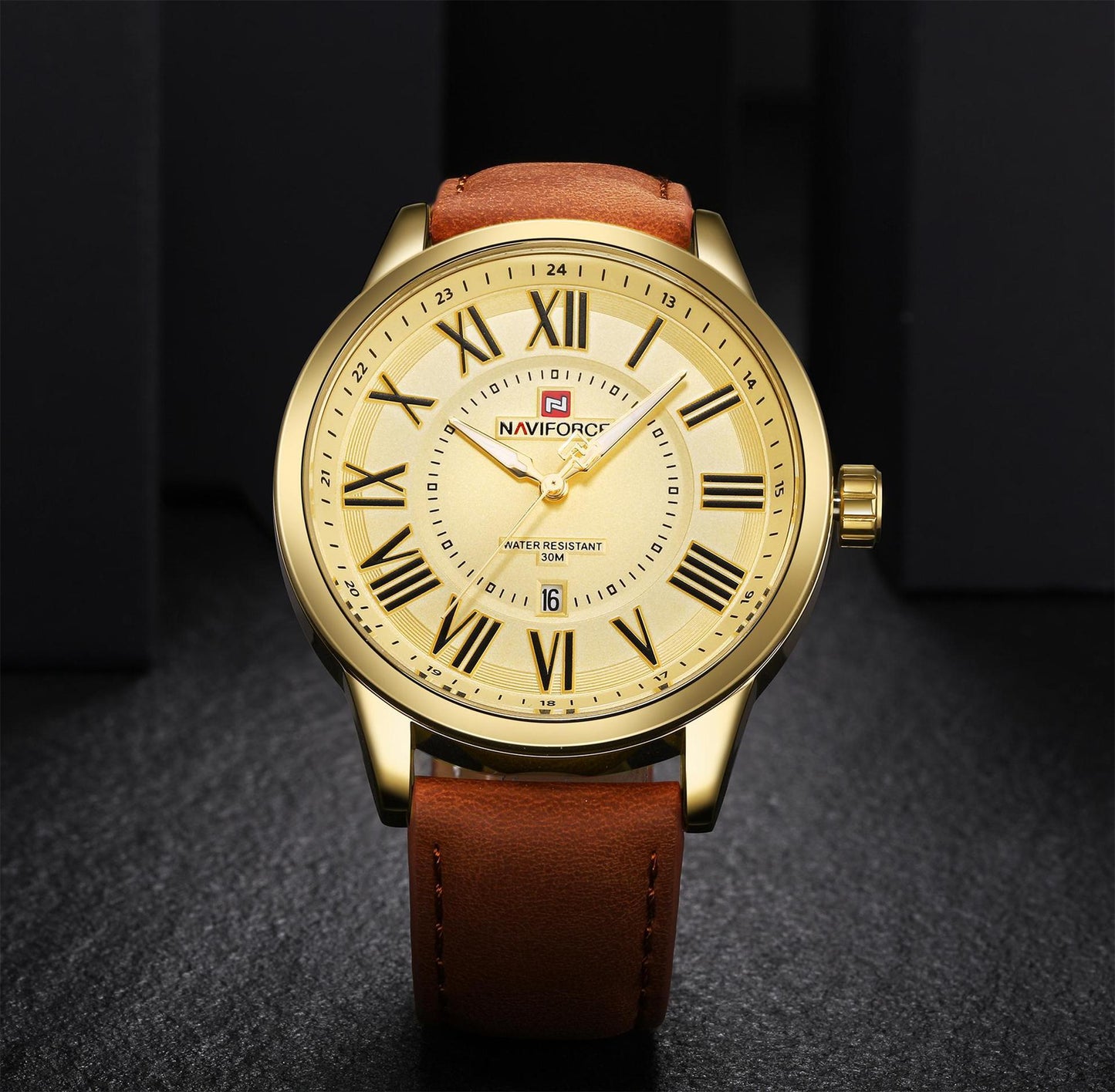 Waterproof Belt Watch Roman Calendar