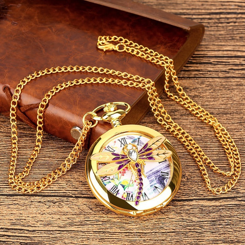 Reloj de bolsillo moderno y de tendencia para hombres y mujeres