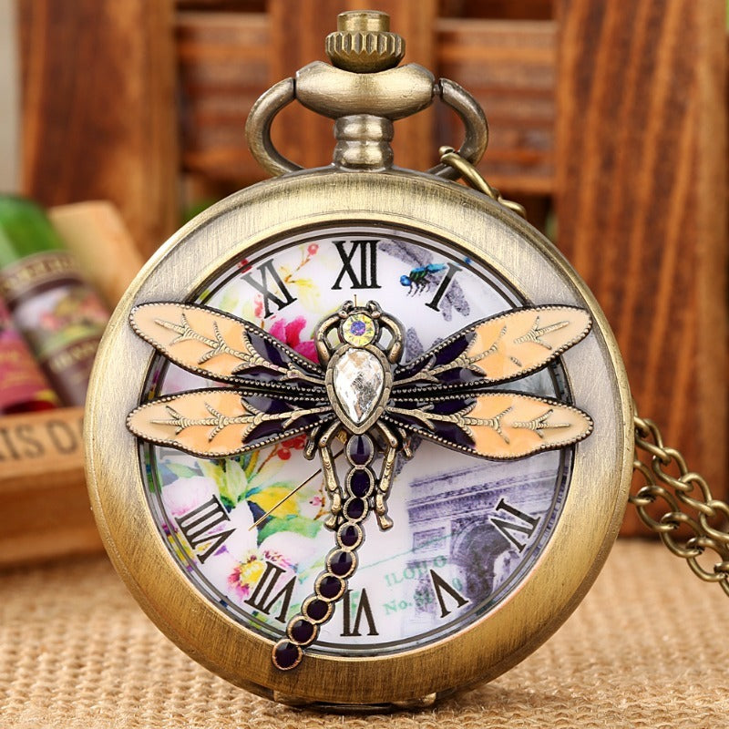 Reloj de bolsillo moderno y de tendencia para hombres y mujeres