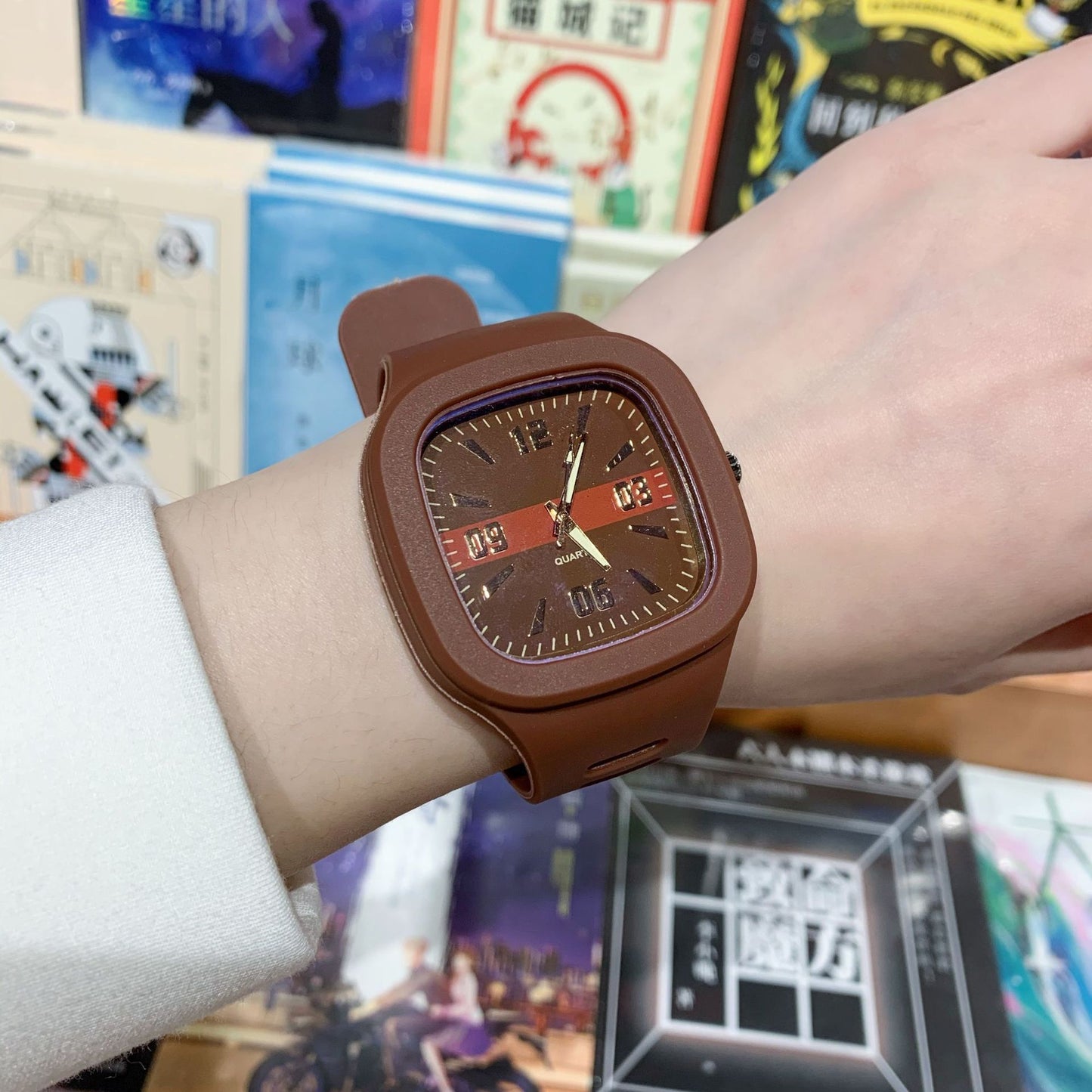 Simple Fashion Preppy Style Jelly Watch