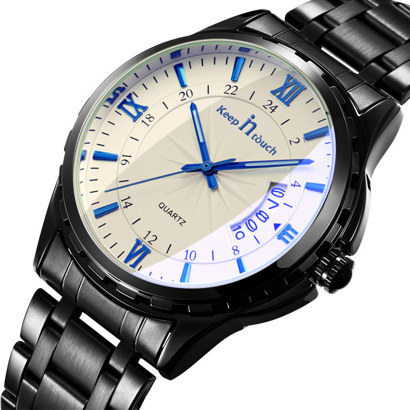 Reloj de cuarzo resistente al agua de alta gama.