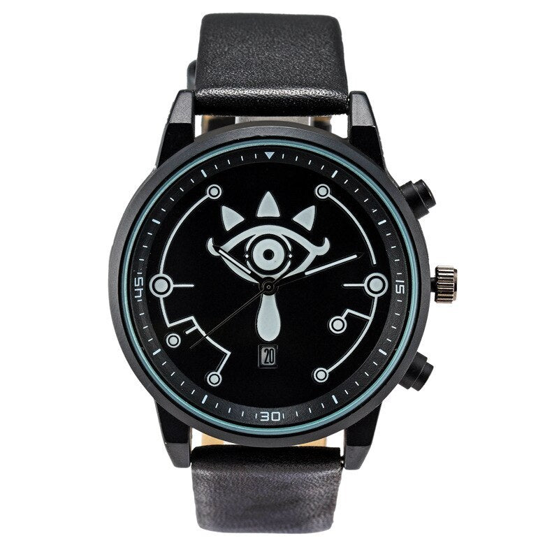 Luminous three-dimensional quartz watch