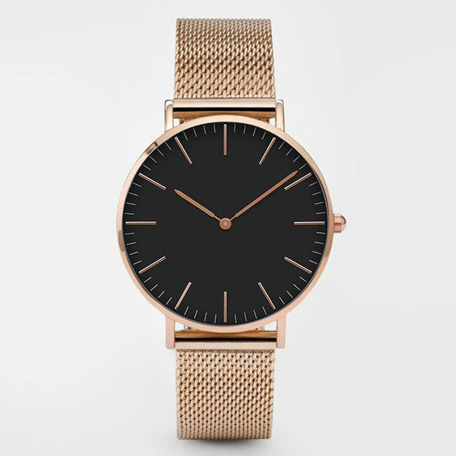 Reloj de cuarzo para amantes de los estudiantes.