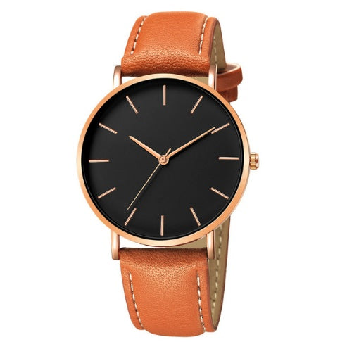 Reloj con cinturón para hombre y mujer con doce clavos y personalidad a la moda
