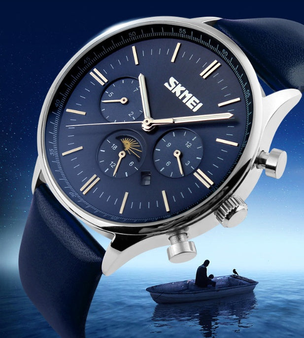 Waterproof quartz watch