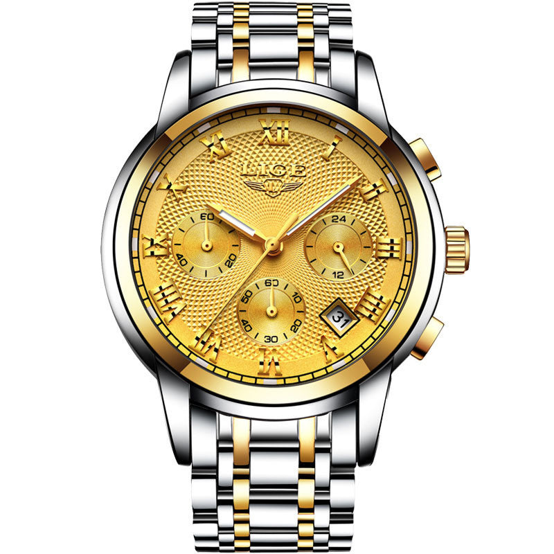 Three-eye corrugated watch