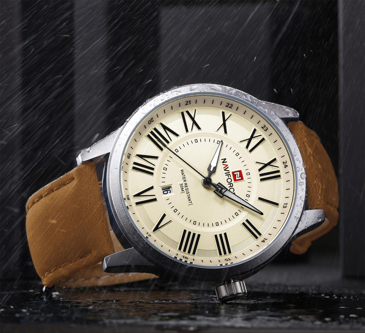 Waterproof Belt Watch Roman Calendar