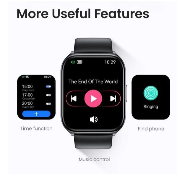 Reloj inteligente deportivo con Bluetooth, control del ritmo cardíaco y del sueño