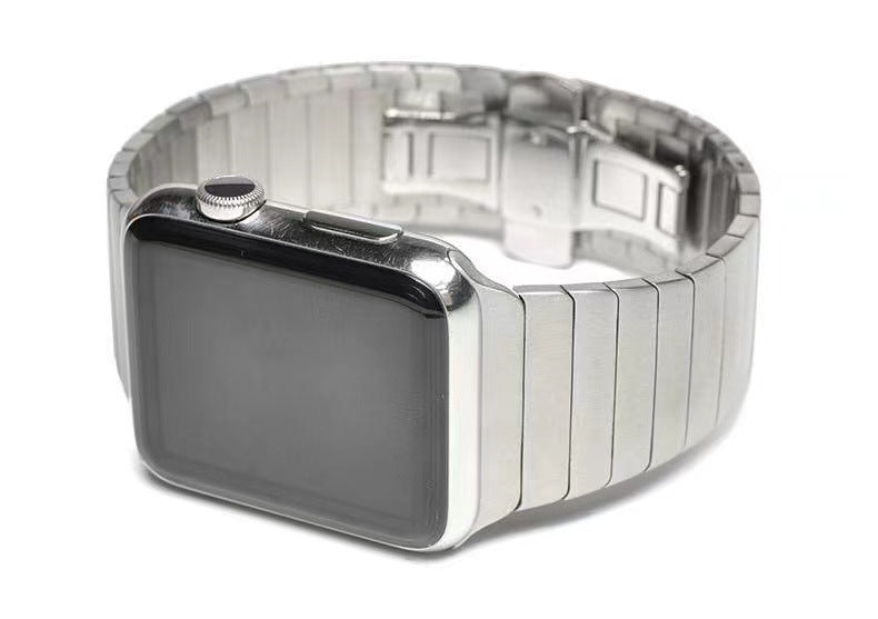 Adecuado para Smartwatch 8 Correa de acero inoxidable con hebilla de lazo Correa de reloj de metal IWatch