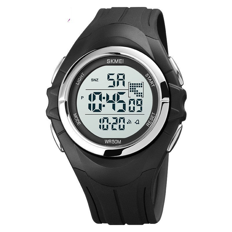 Reloj electrónico deportivo para estudiantes con doble horario para exteriores