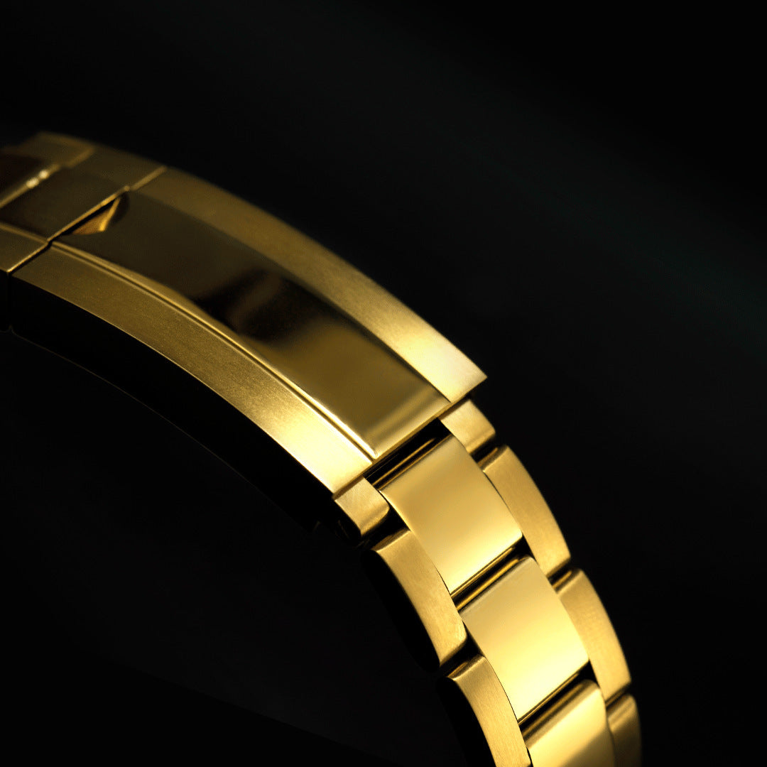 Men's Fashion Diamond-set Stainless Steel Luminous Watch