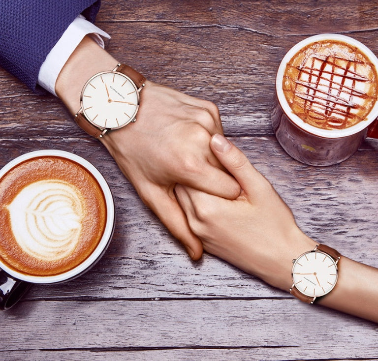Reloj de cuarzo ultrafino con correa negra, informal, resistente al agua, para hombre y mujer