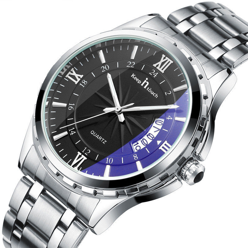 Reloj de cuarzo resistente al agua de alta gama.