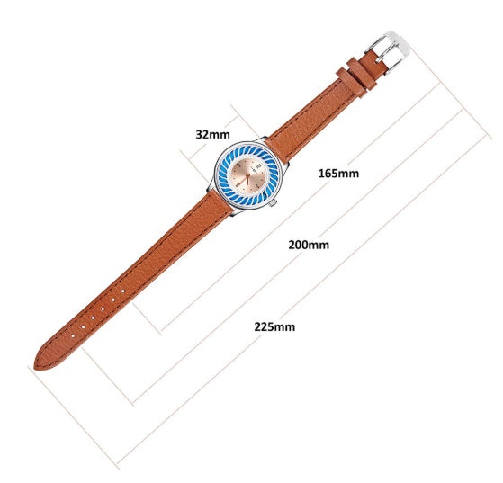 Stainless steel aromatherapy watch