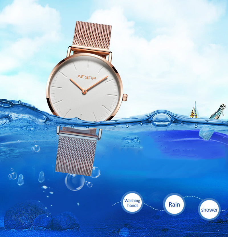 Quartz Waterproof Women's Watch