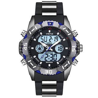 Men's Multifunctional Sports Waterproof Electronic Watch