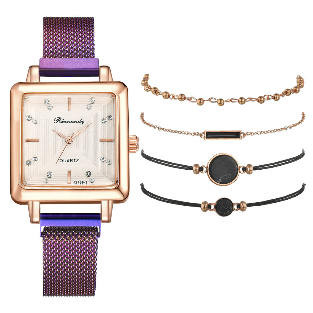 Conjunto de reloj para mujer
