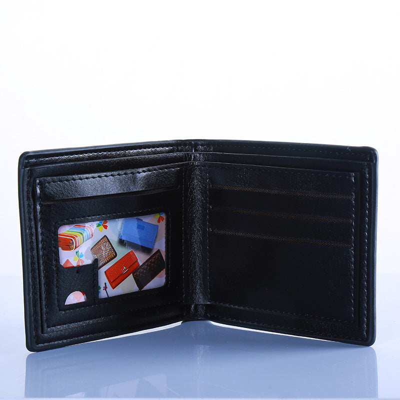 Conjunto de tres piezas de caja de regalo de cartera con cinturón de reloj de pulsera de cuarzo para hombre a la moda
