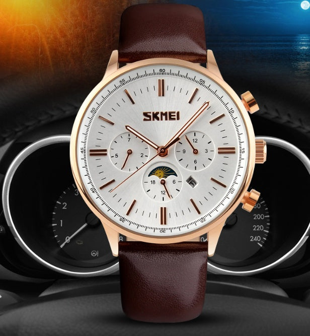 Waterproof quartz watch