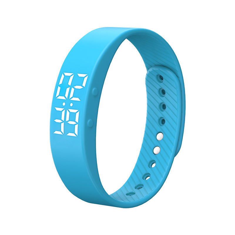 Silicone Smart Student Sports Pedometer Bracelet