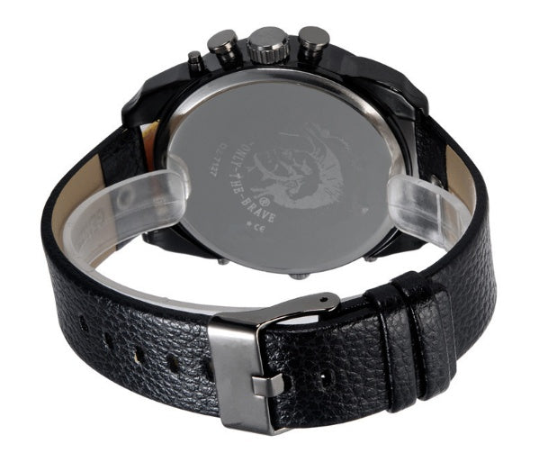 Direct sales of European and American style, foreign trade explosion, D race, double belt, quartz watch 7 series of large quantities of goods
