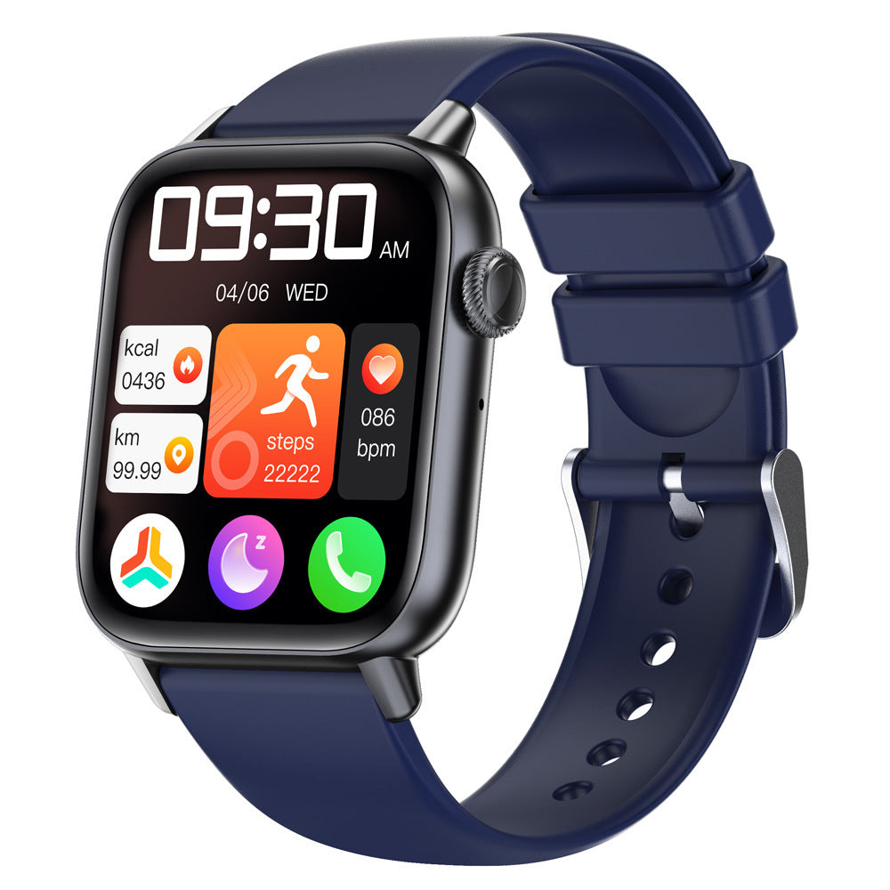 Reloj inteligente con asistente de voz y control de la frecuencia cardíaca, el oxígeno en sangre y la temperatura corporal