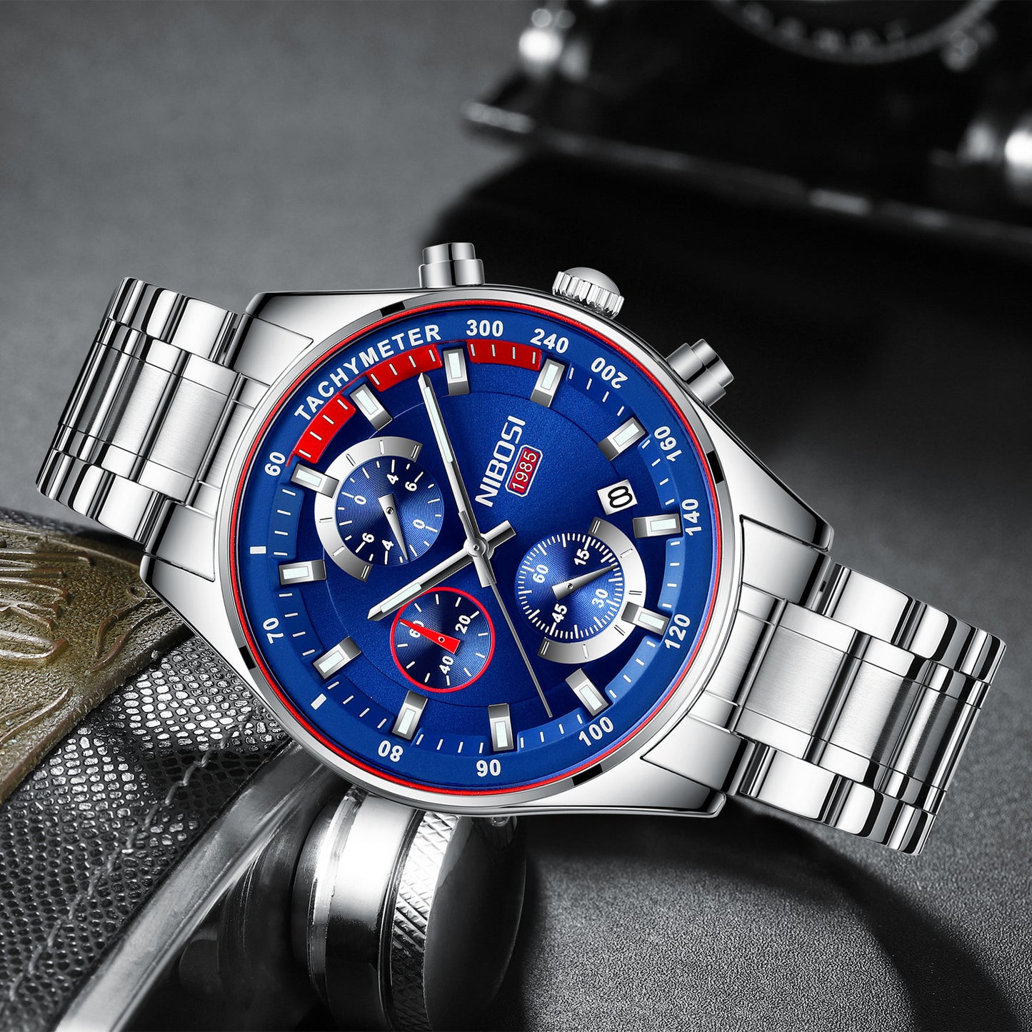 Luminous multi-function small three-hand men's watch