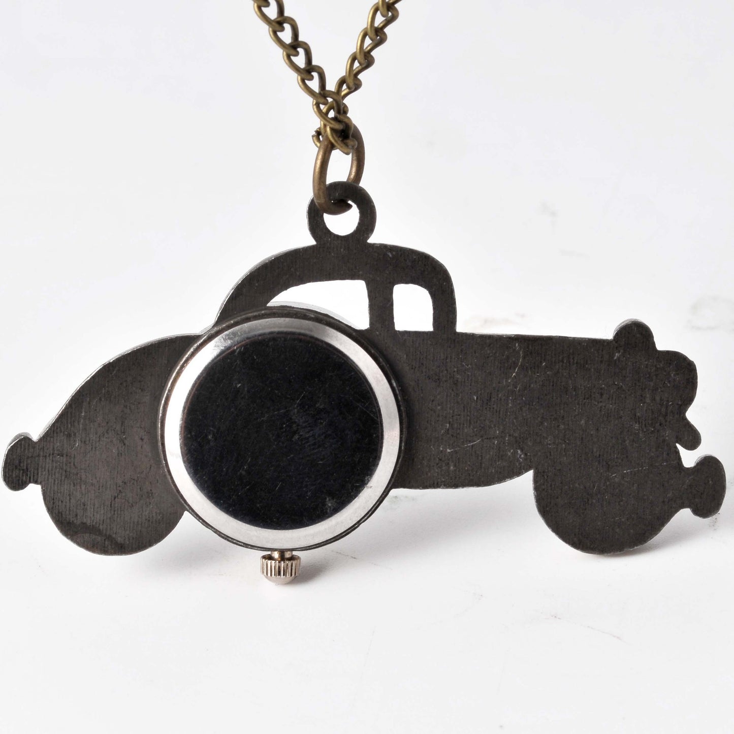 Small Pocket Watch Bronze Pendant Old Version Steam
