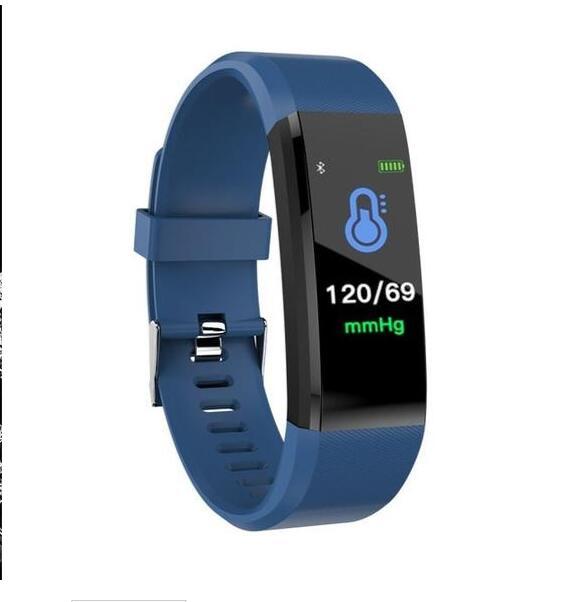 Bluetooth リストバンド付きスマートブレスレット 心拍数モニター ウォッチ アクティビティ フィットネストラッカー