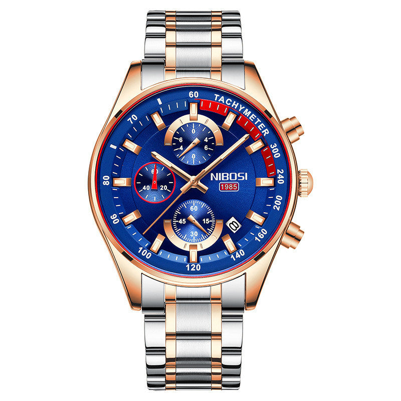 Luminous multi-function small three-hand men's watch