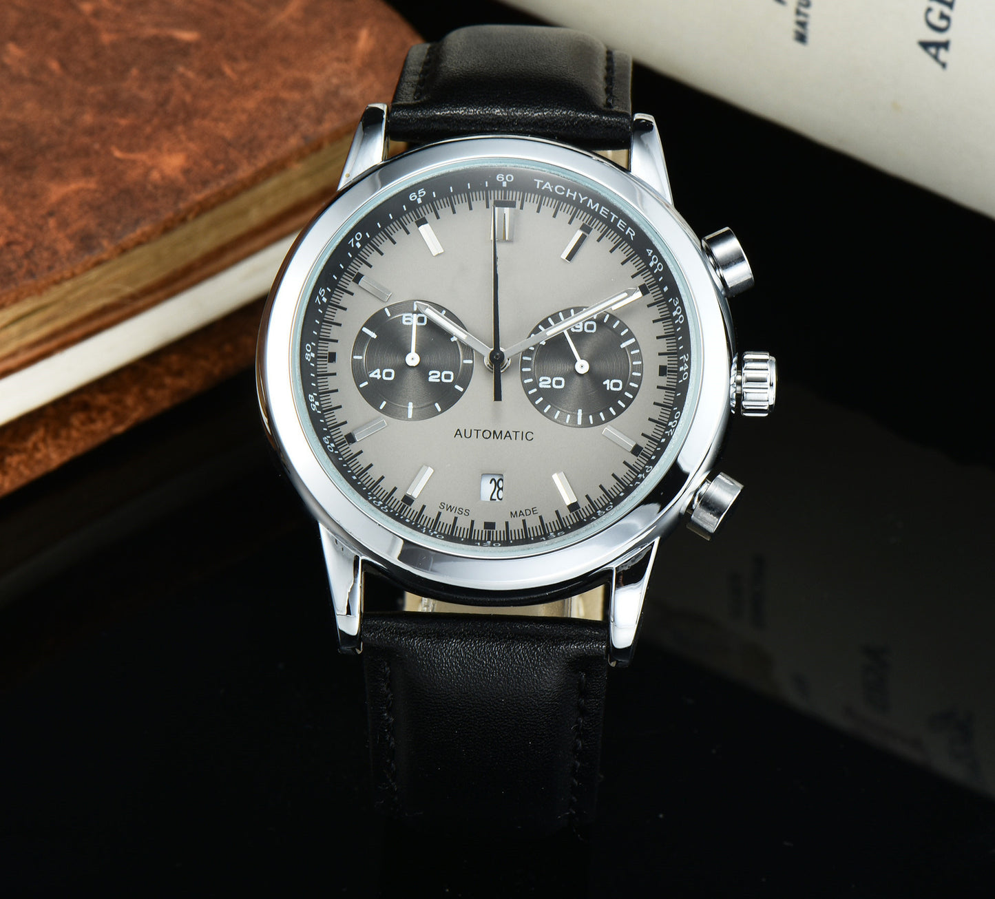 Men's Steel Belt Belt Business Style Quartz Watch