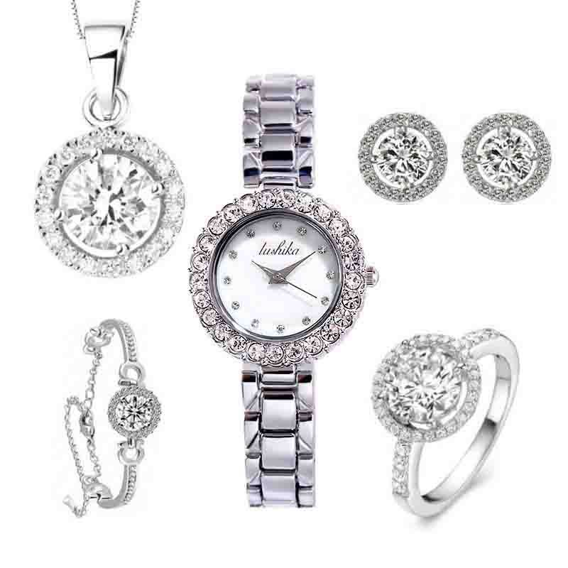 Women's Fashion Trend Quartz Watch Set