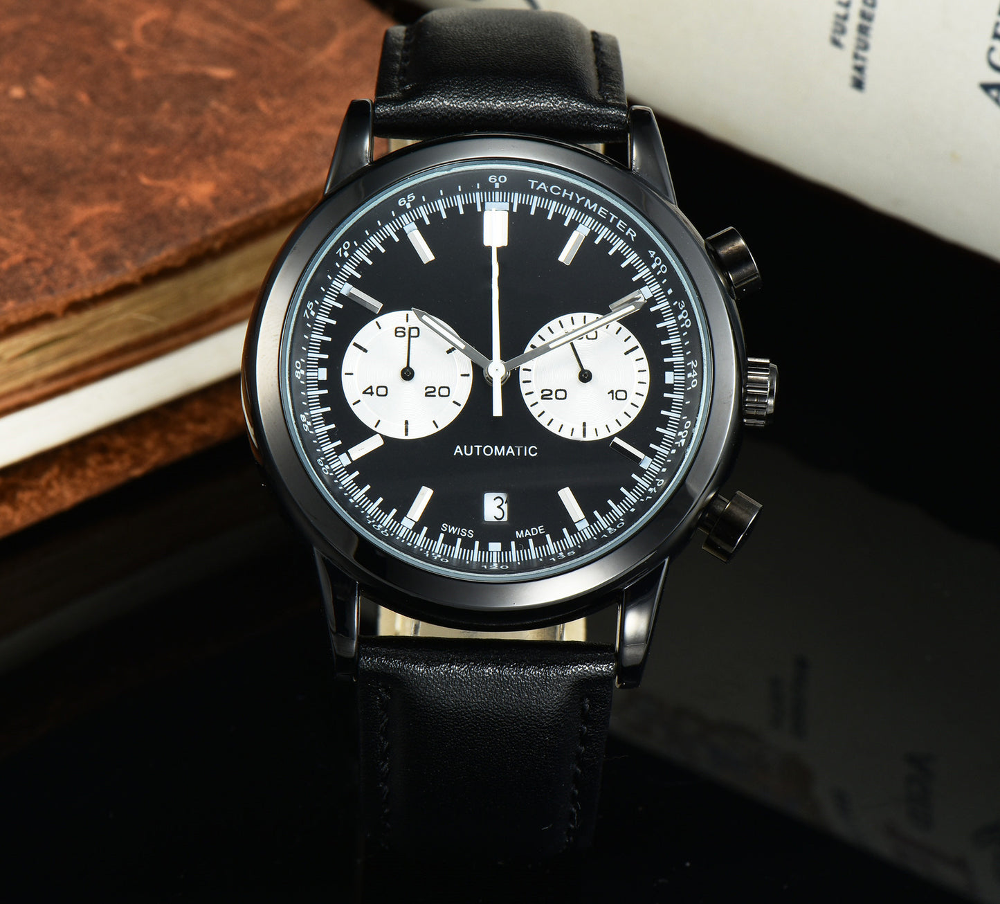 Men's Steel Belt Belt Business Style Quartz Watch