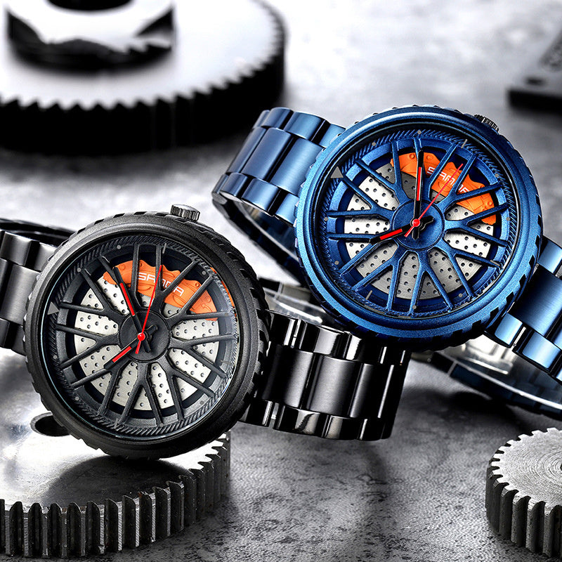 Waterproof quartz watch