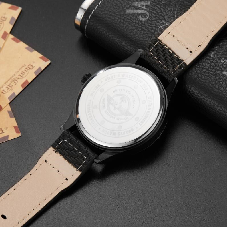 Nuevo reloj de hombre Business Belt de alta gama Atmosphere