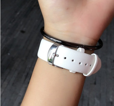 Reloj creativo Harajuku con mosaico en blanco y negro, reloj de mesa para estudiantes, personalidad salvaje, reloj para hombres y mujeres, relojes para parejas