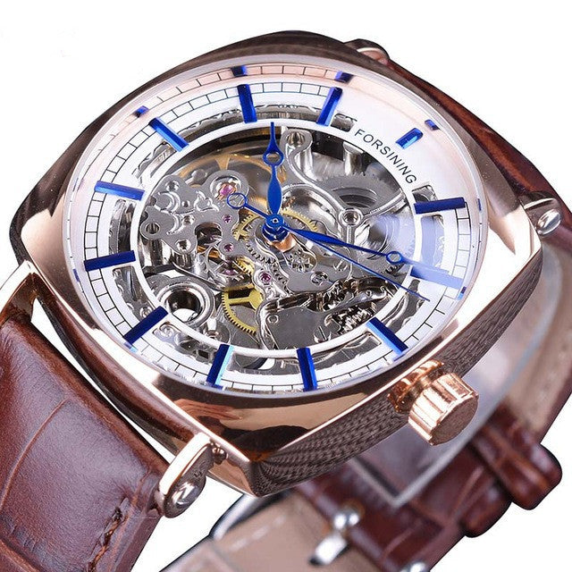 Men's fashion hollow waterproof automatic mechanical watch