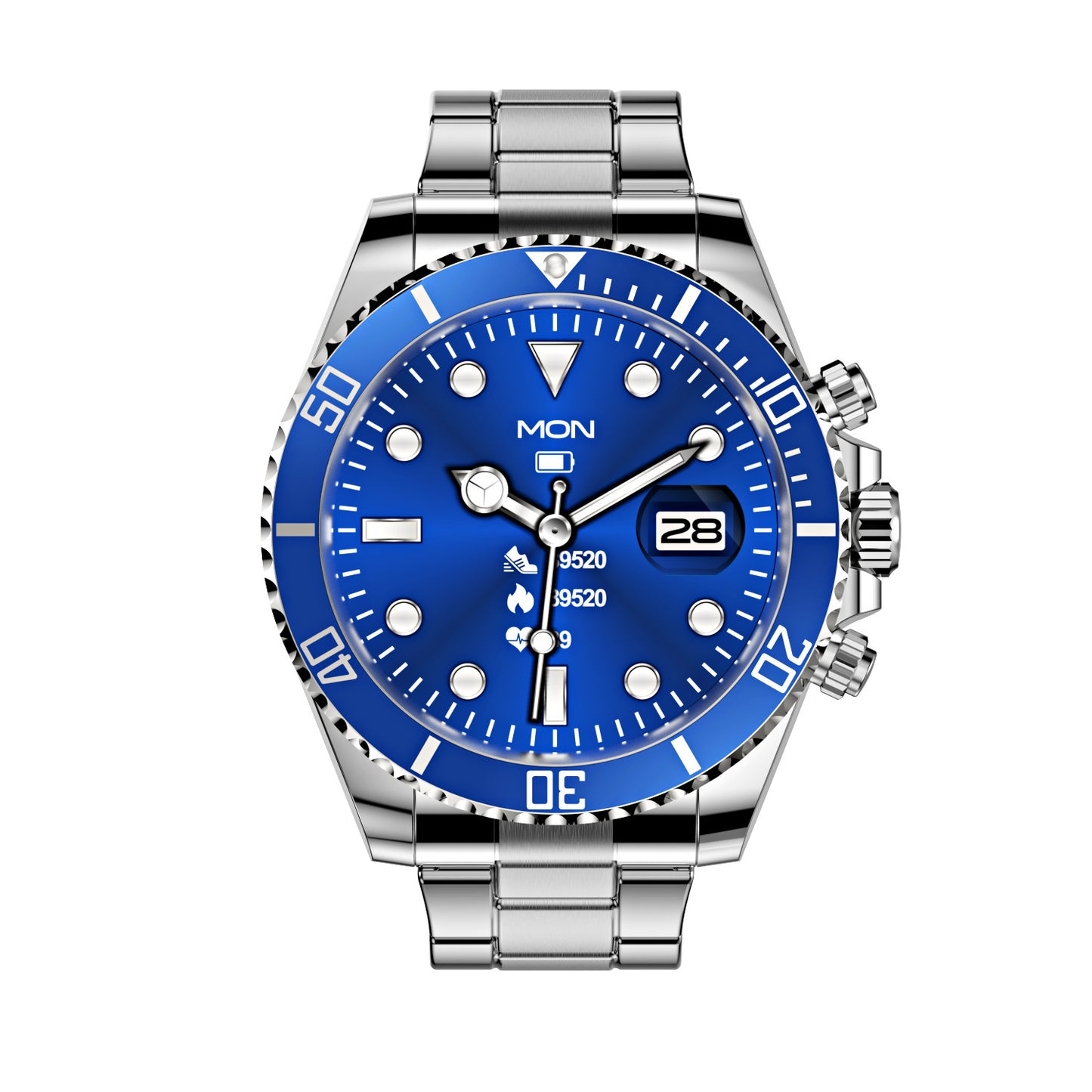 Reloj Inteligente Acero Inoxidable Verde Agua Fantasma