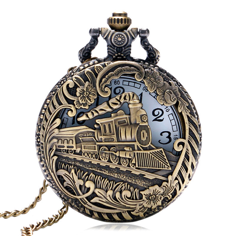 Reloj de bolsillo de cuarzo retro clásico