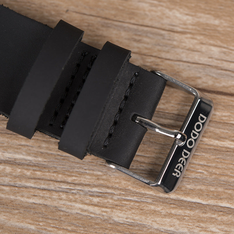 Reloj de cuarzo de madera.